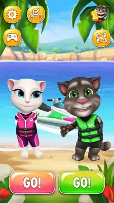 Talking Tom Jetski android App screenshot 4